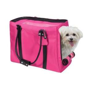  Zack & Zoey St Tropez Dog Pet Carrier Pink Large: Kitchen 
