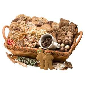 Geoff & Drews Gingerman Holiday Gift Basket of 18 Mixed Cookies, 8 