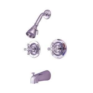 Elements of Design EB665AX Twin Handles Pressure Balanced Tub & Shower 