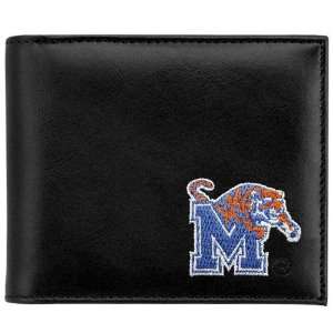   Tigers Black Leather Embroidered Billfold Wallet: Sports & Outdoors