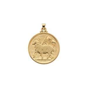  Agnus Dei Lamb Of God Medal: Jewelry