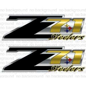  Steelers Z71 Truck Football Decals: Sports & Outdoors