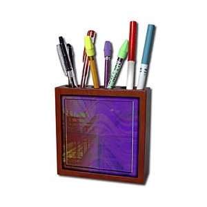  Beverly Turner Design   Abstract Design Purple   Tile Pen 