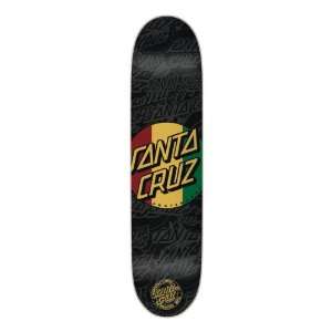  Santa Cruz Skate Rasta Dot Powerply Decks, 31.4 x 7.7 
