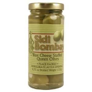Sidi Bombay Blue Cheese Stuffed Olives 4.75 oz.:  Grocery 