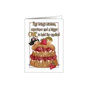  100th Birthday Card   Humour   Cake Card: Toys & Games