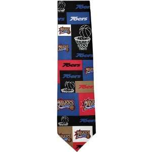  76ers Ralph Marlin NBA Block & Play Tie: Sports & Outdoors