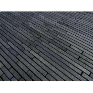    Basalt Honed Bamboo Pattern Brick Pattern