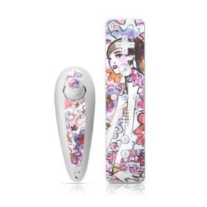  Je Suis Fleur Design Nintendo Wii Nunchuk + Remote 