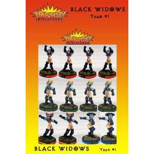    Black Widows Fantasy Football Miniatures Team #1: Toys & Games