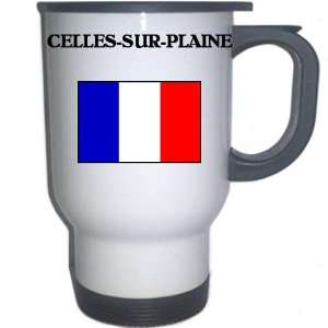  France   CELLES SUR PLAINE White Stainless Steel Mug 