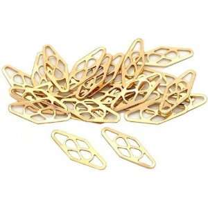   25 Gold Filled Chain Plaque Jewelry Beading Findings: Home & Kitchen