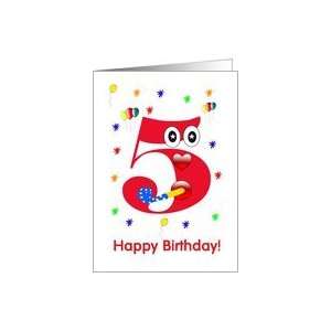  Birthday 5 year old Card Toys & Games
