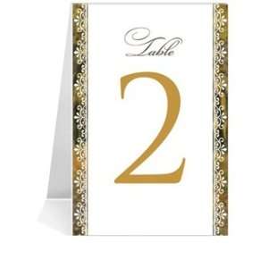   Table Number Cards   Autumn Fresh Lace #1 Thru #29: Office Products