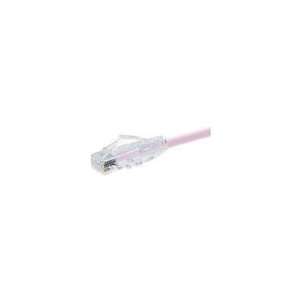  Oncore Clearfit CAT5E Patch Cable, Pink, Snagless, 5FT 