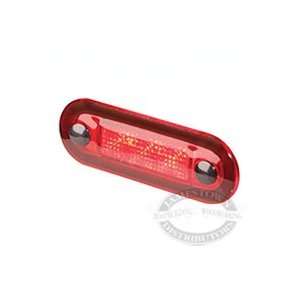  Hella Red Oblong LED Courtesy Lamps 959510751 24V Clear 