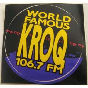  World Famous KROQ 106.7FM Sticker 1994: Everything Else