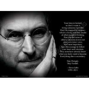  Qty.2   18x24 Steve Jobs Posters, Your time is limited 