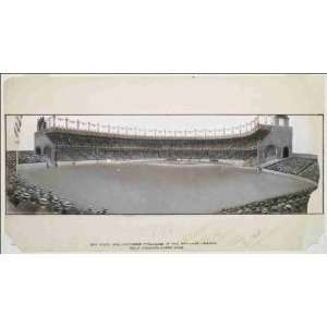 Reprint Polo Grounds, New York  New steel and concrete structure of 