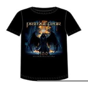 Primal Fear   16.6 Album Cover/Tour Dates Adult T Shirt In Black 