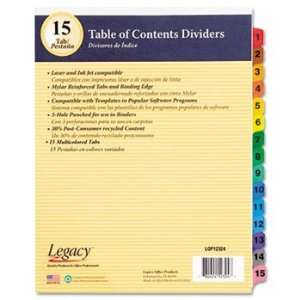  LOP Legacy 12324   Printable Table of Contents Dividers 