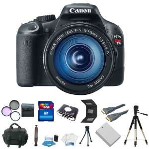  MP CMOS APS C Digital SLR Camera with 3.0 Inch LCD and EF S 18 135mm 