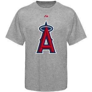   Angeles Angels of Anaheim Ash Official Logo T shirt: Sports & Outdoors