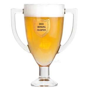    Beer Drinking Champion Trophy Mug   2 Liters: Kitchen & Dining