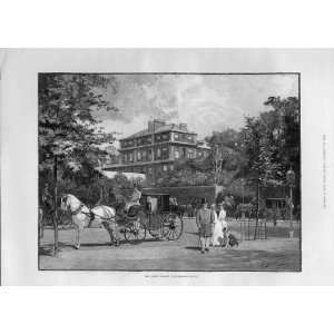  London Season : Marlborough House Antique Print 1895: Home 