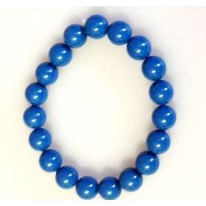  Spring Arm Candy  Denim Blue Stretch Bracelet: Jewelry