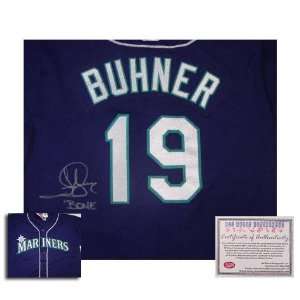  Jay Buhner Seattle Mariners Autographed Blue Jersey with 