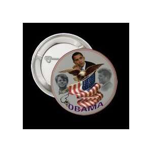  Obama/Kennedy Button 2 1/4 campaign pinbacks buttons pins 