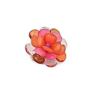  Tonal Brights Faceted Flower Cocktail Ring: Everything 