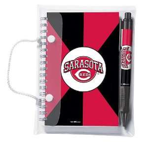  National Design Sarasota Reds Spiral Notebook With Pen 
