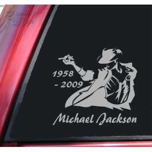  Michael Jackson 1958   2009 Vinyl Decal Sticker   Grey 