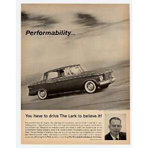  1961 Studebaker Lark Hardtop Print Ad (6501)