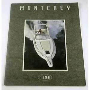  1996 96 MONTEREY Boat BROCHURE Montura Explorer Cruiser 