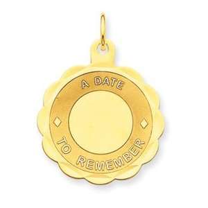   Date to Remember Charm   Measures 30.1x22.4mm   JewelryWeb: Jewelry