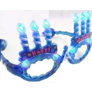  Birthday Flashing Party Glasses,Battery Inlcuded,No music 