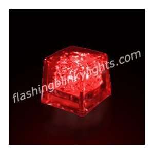  Mini Ice Red LED Glow Cubes   Liquid Activated   SKU NO 