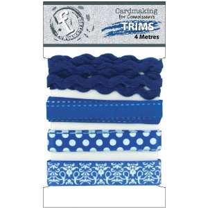  Fundamentals Trims 4 Meters/Pkg (4.37 Yards) Blue 4 Styles 