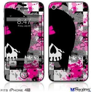  iPhone 4S Skin   Scene Girl Skull: Everything Else