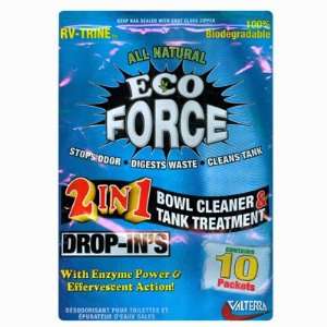 Motorhome Eco Force Toilet Bowl Drop Ins 2 in 1 Tank Treatment and RV 