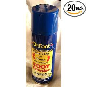  LOT of 2 Dr. Foot Foot Powder Spray 4 Oz. Each: Health 