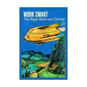 Work Smart 20x30 poster 
