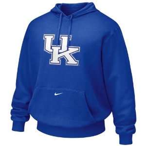  Nike Kentucky Wildcats Royal Blue Tackle Twill Logo Hoody 