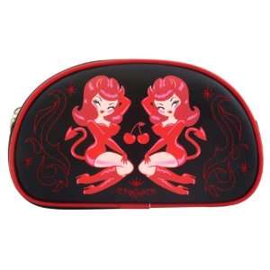  Bad Girl   Devil Girl   Red Devil Chick Makeup Bag 