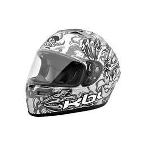  KBC VR 2R Alien Helmet Medium Black/ Silver: Automotive