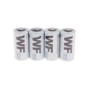  WF CR123A 3.0V Lithium Battery (4 Pack): Camera & Photo