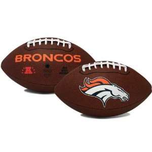    Denver Broncos Game Time Full Size Football: Sports & Outdoors